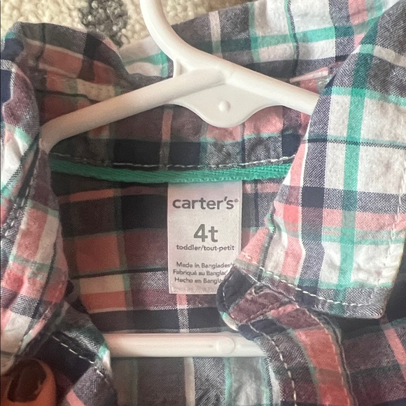 Assortment of 4T Boys Plaid Button-Down Shirts - Picture 3 of 5